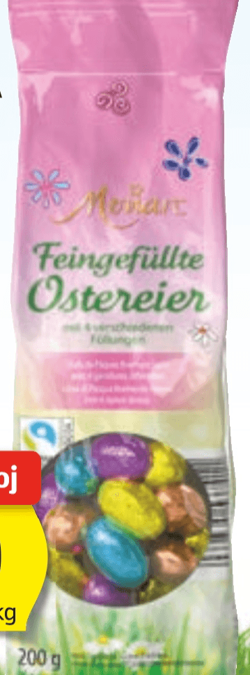 Monarc polnjena velikonočna jajčka 200 g - Akcija v trgovini Hofer