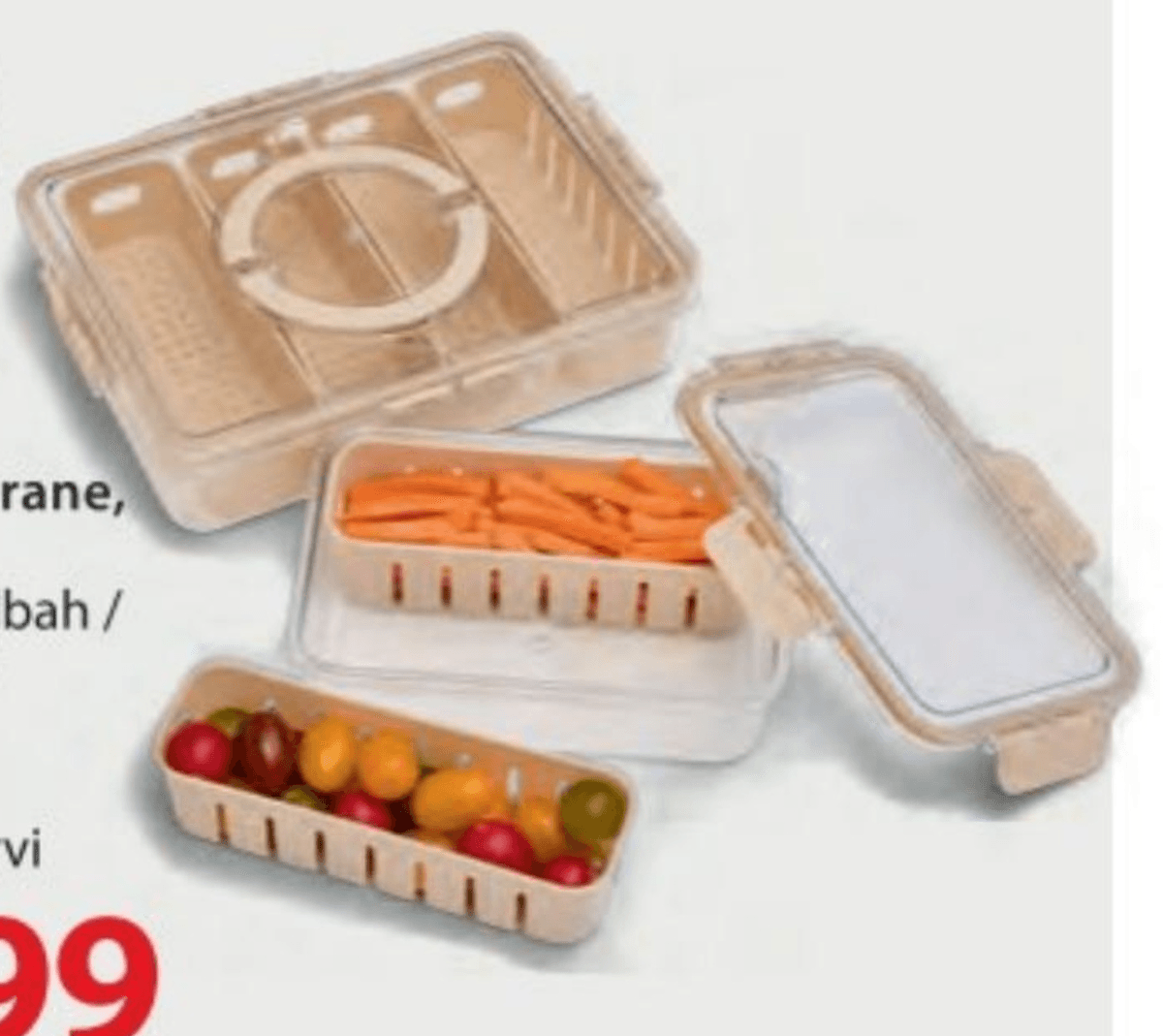 Set posod za shranjevanje hrane 3- ali 5-delni NKD home - Akcija u trgovini NKD