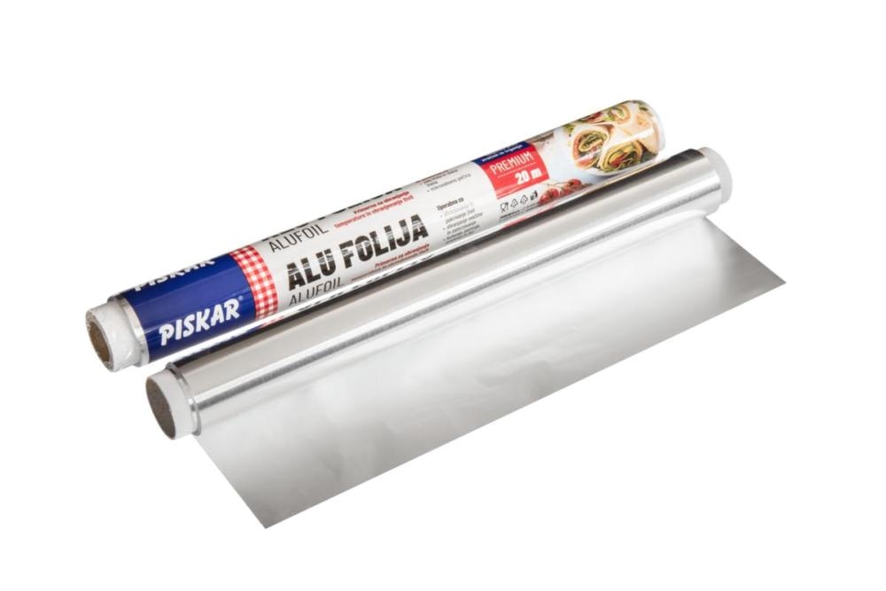 Alu folija Piskar 30 cm x 20 m - Akcija v trgovini Tuš