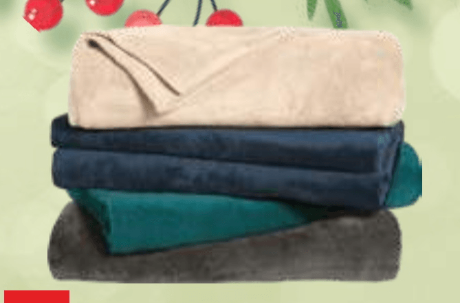 Odeja mikrofibra 180 x 220 cm TISSAIA Basics - Akcija v trgovini E.Leclerc