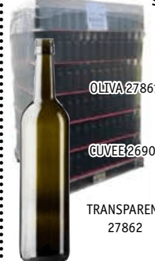 Steklenica navojna Bordeaux selection CUVEE 750 ml, 450 g Akcija v trgovini Jager