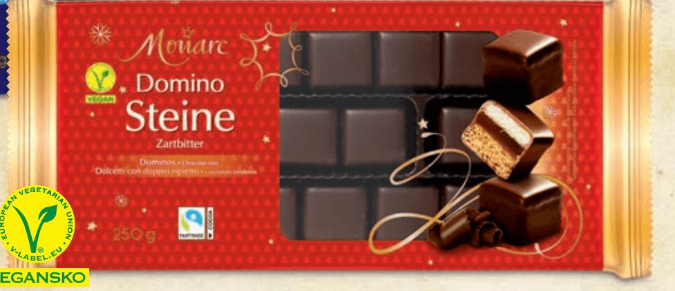 Monarc Domino kocke 250 g Akcija v trgovini Hofer