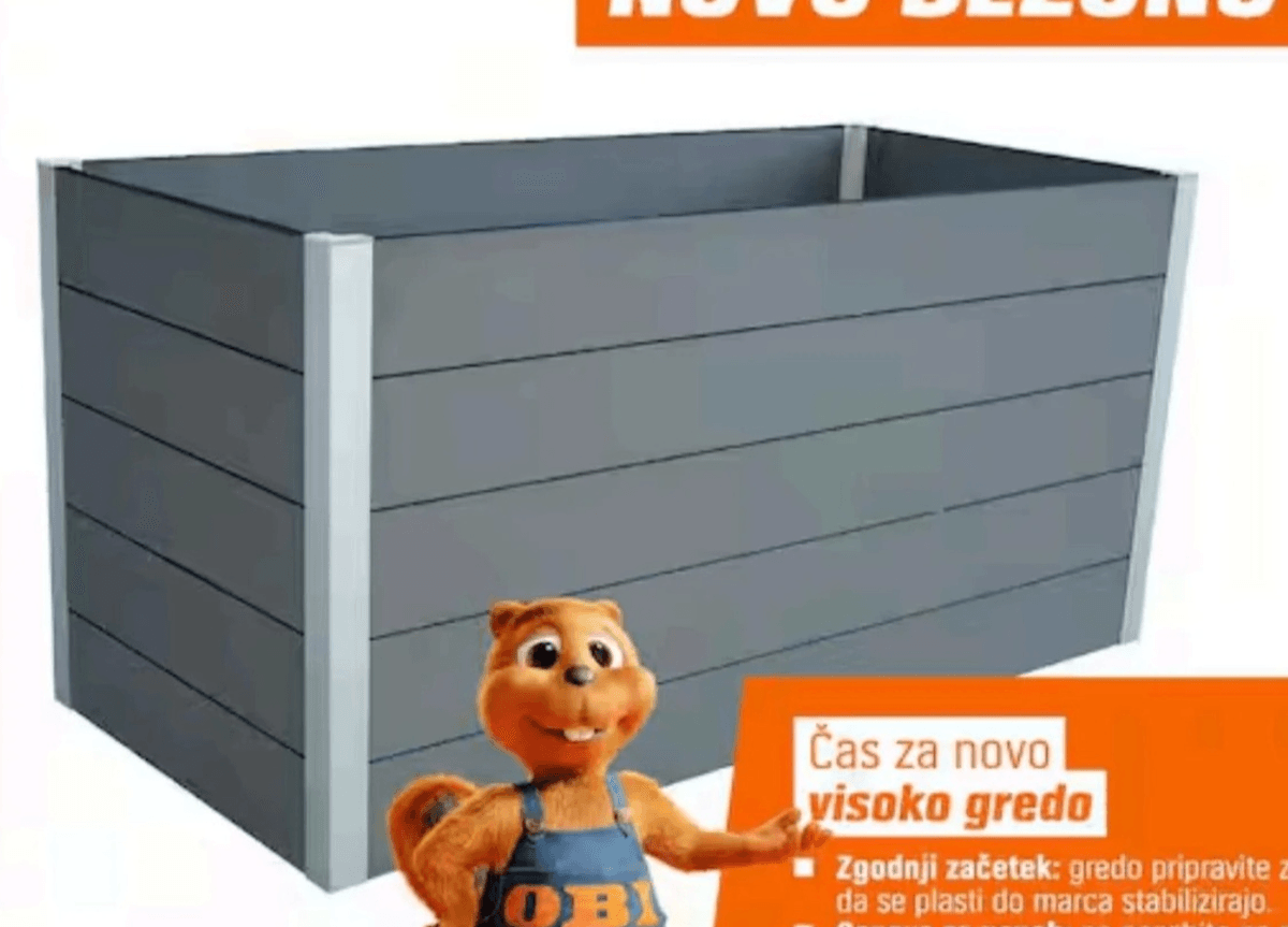 Visoka greda - Akcija v trgovini Obi