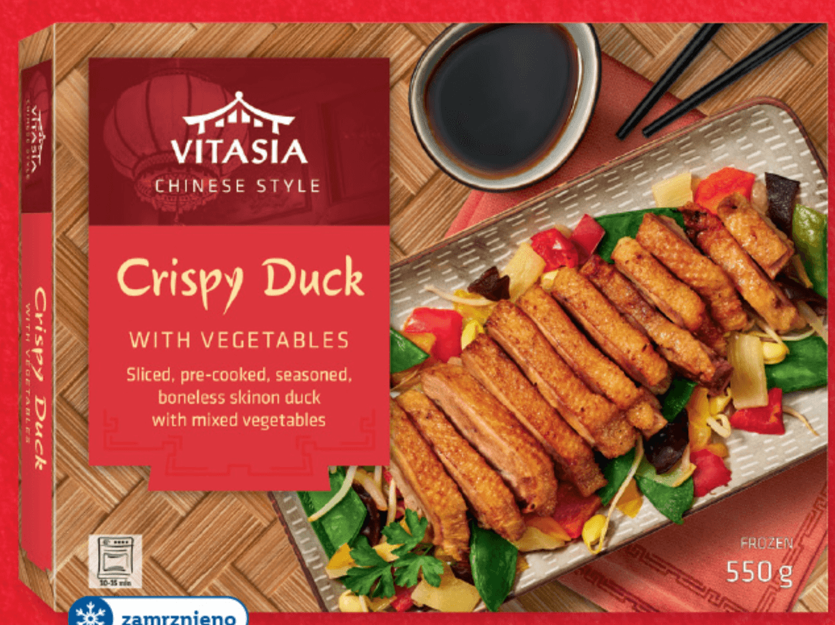 Vitasia Hrustljava raca na azijski način 550 g - Akcija v trgovini Lidl