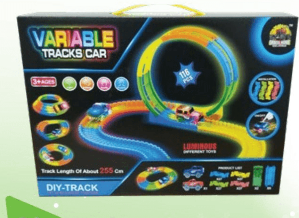 Avtosteza z baterijskim avtom 116 delov - Akcija v trgovini Baby Center