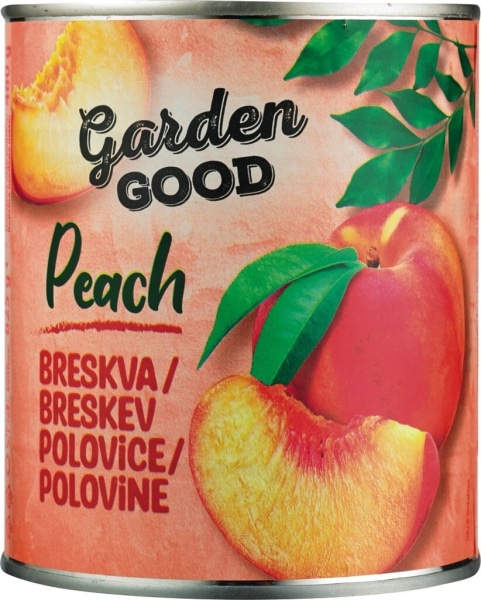 Breskov kompot Garden Good 825 g - Akcija v trgovini Mercator