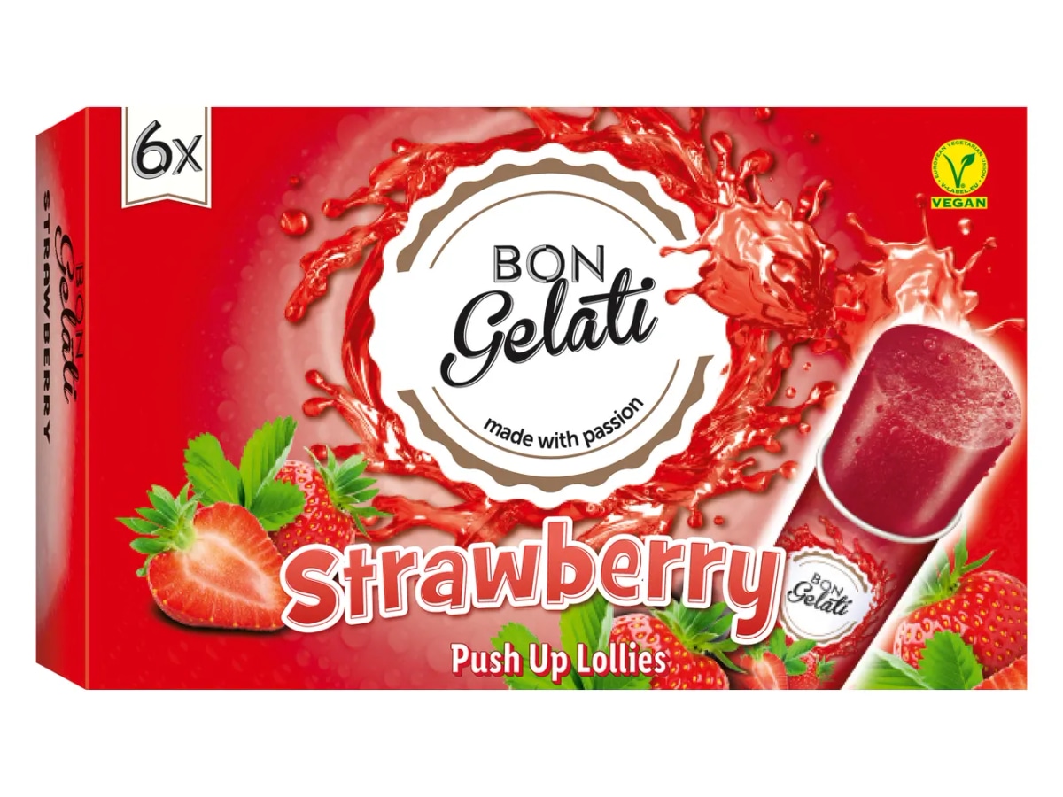 BON GELATI Vodni sladoled 6 x 110 ml - Akcija v trgovini Lidl