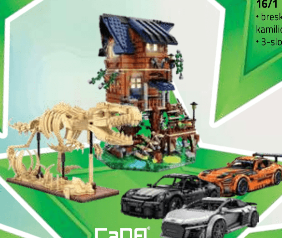 CaDA Kocke za sestavljanje - Akcija v trgovini E.Leclerc