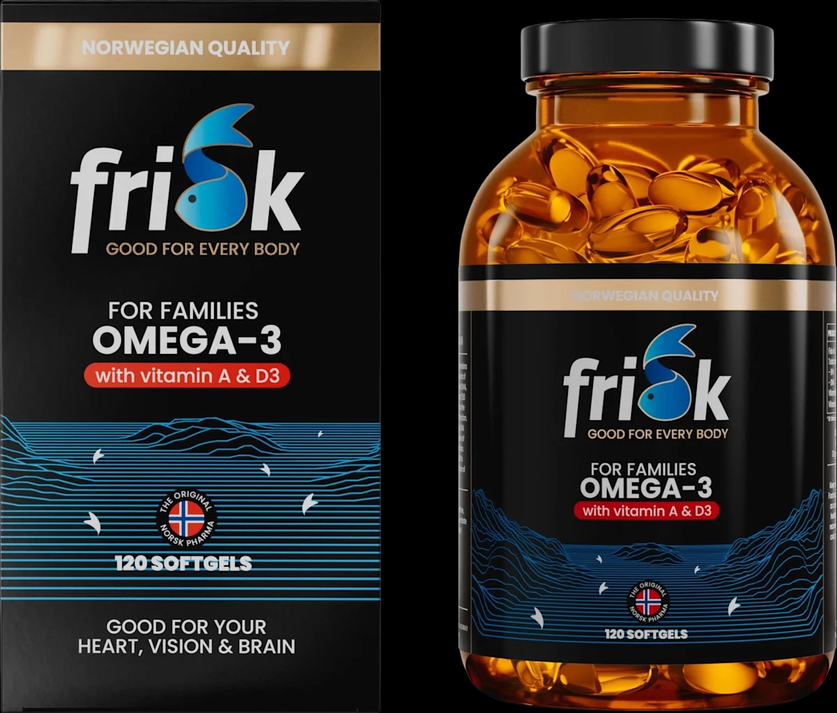 frisk Good For Every Body omega-3 120 kapsul - Akcija v trgovini Dm