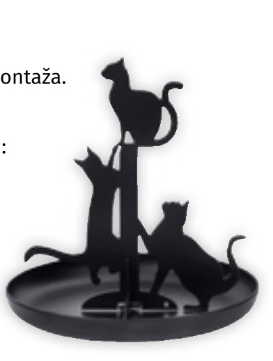 Stojalo za nakit Mačke - Akcija v trgovini Mueller