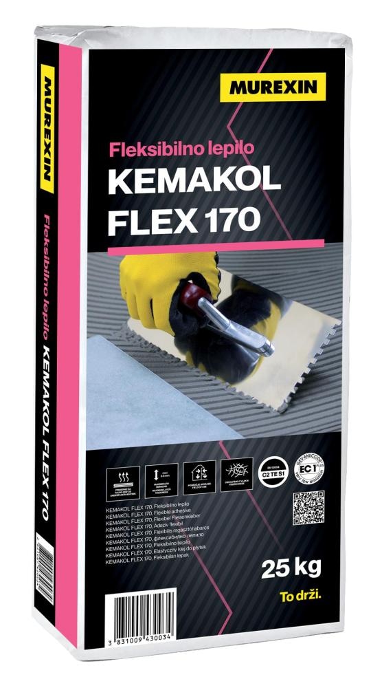 Fleksibilno lepilo Kemakol Flex 170 25 kg Murexin - Akcija v trgovini Jager