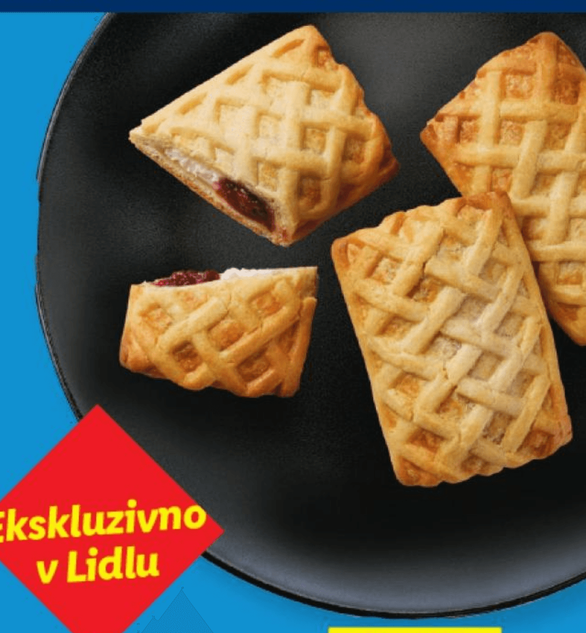 Žepek z višnjevo-skutnim nadevom 105 g - Akcija v trgovini Lidl