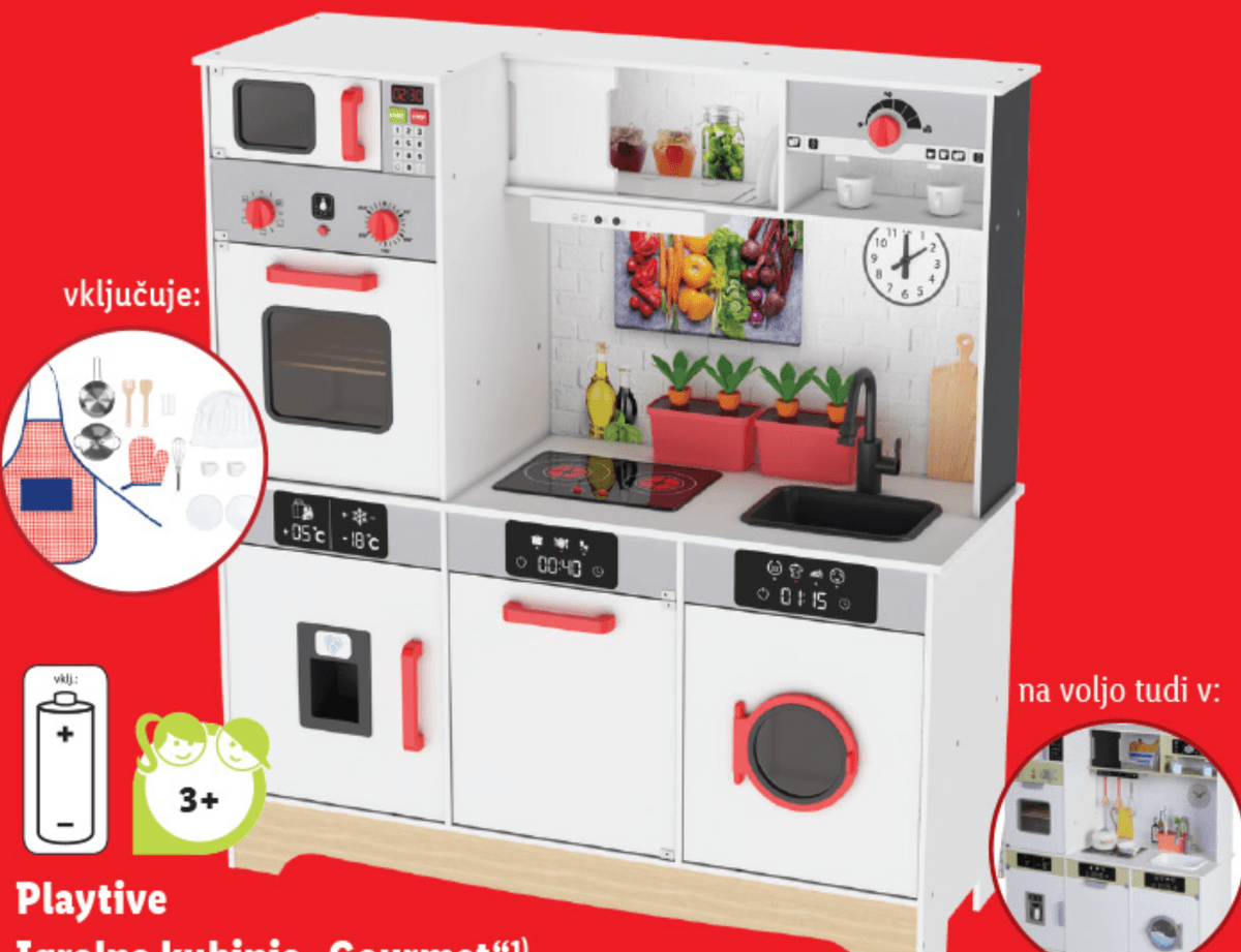 Playtive Igralna kuhinja „Gourmet" - Akcija v trgovini Lidl