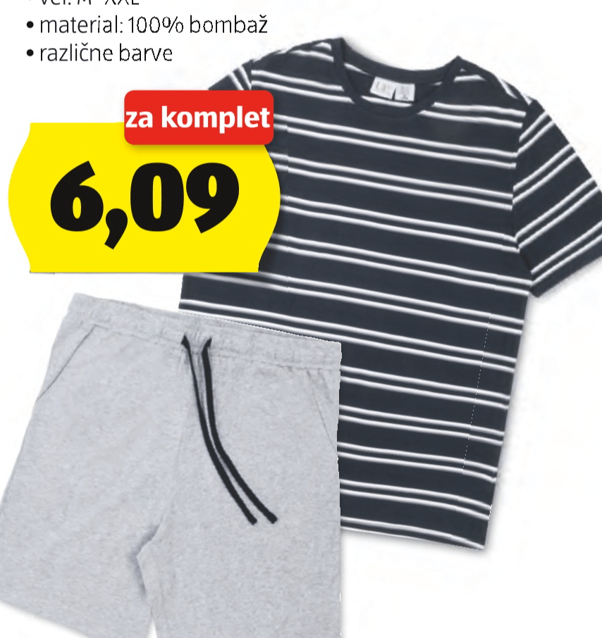Moška poletna pižama UP2FASHION MEN - Akcija v trgovini Hofer