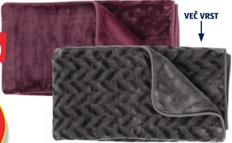 Odeja v videzu kašmirja XXL Home Creation - Akcija v trgovini Hofer