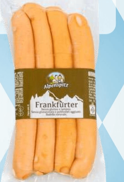 Alpenspitz Barjene klobase Frankfurter 220 g - Akcija v trgovini Eurospin