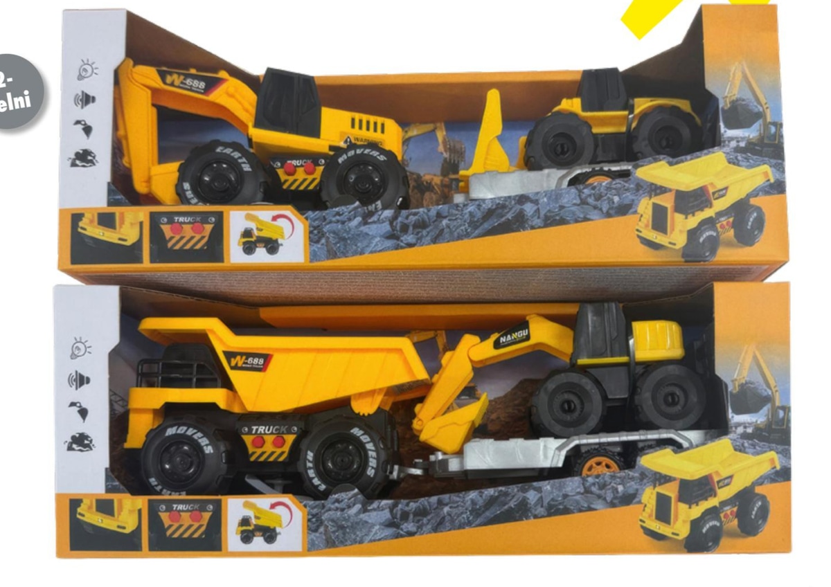 Vozilo za gradbišče - Akcija v trgovini Tedi