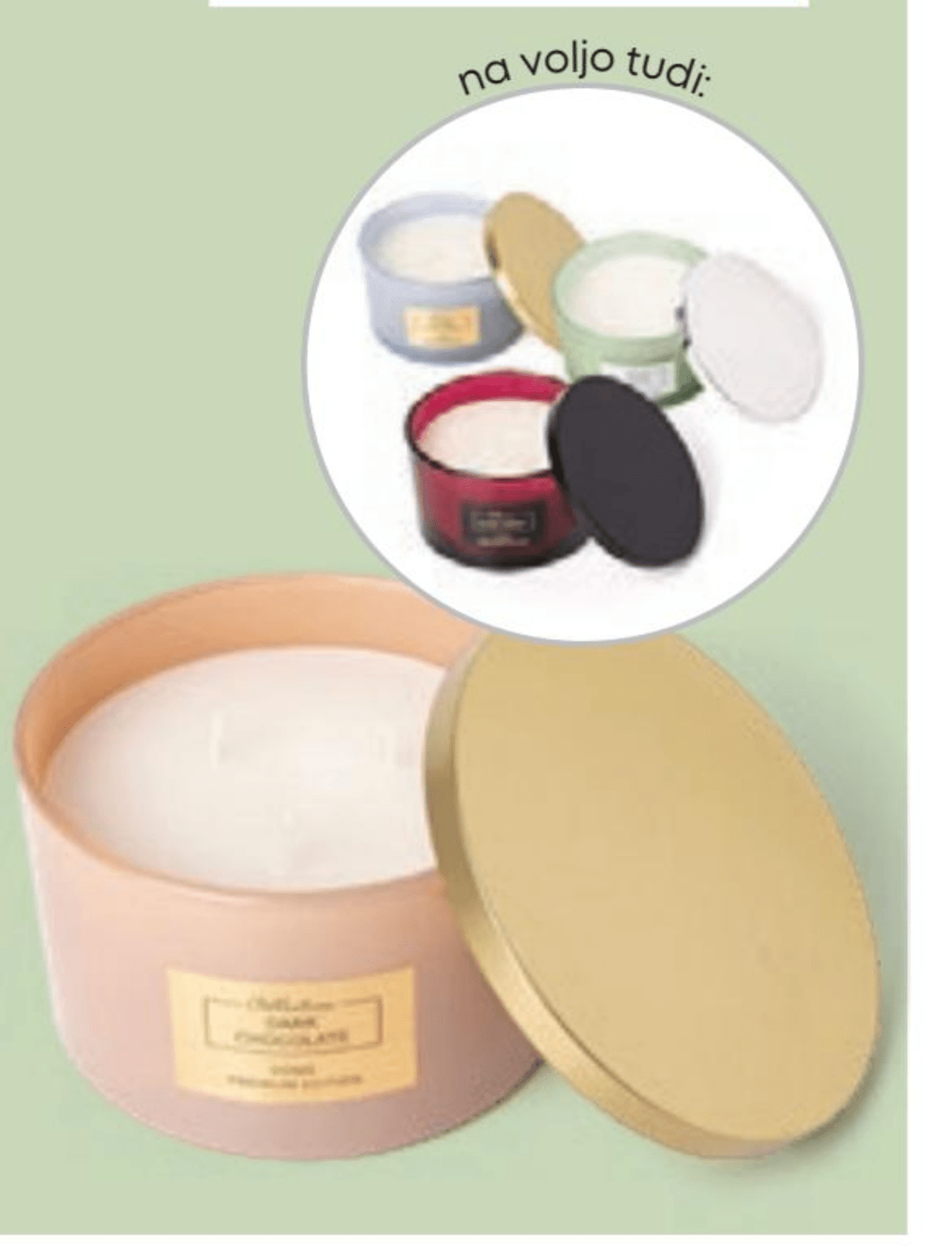 Dišeča sveča v kozarcu - Akcija v trgovini Pepco