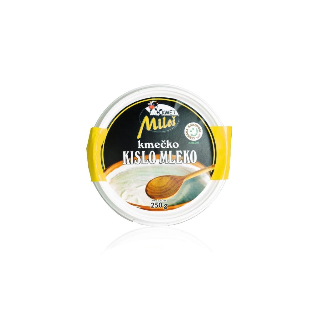 KMET MILOŠ Kmečko kislo mleko 250 g - Akcija v trgovini Lidl
