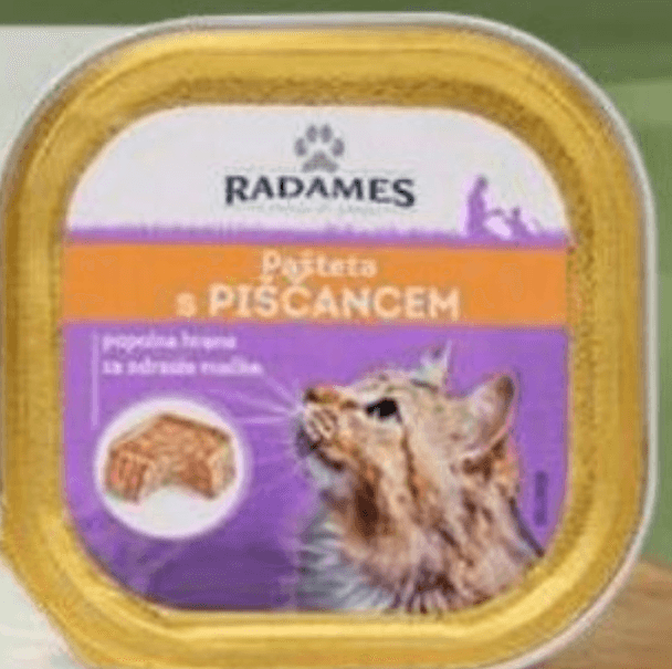 Radames Pašteta za mačke s piščancem 85 g - Akcija v trgovini Eurospin