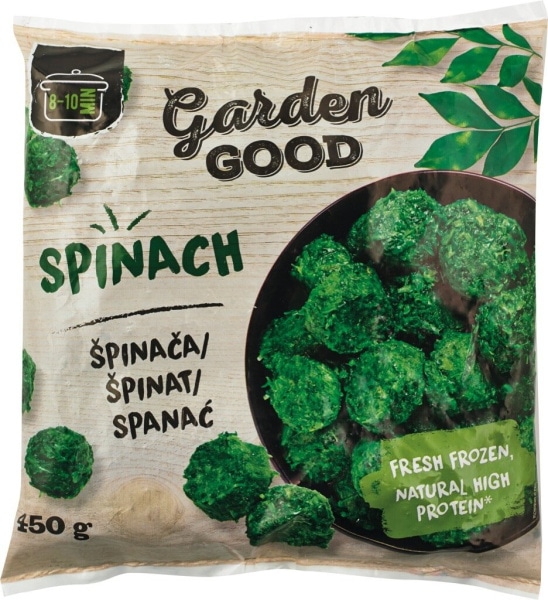 Kremna špinača Garden Good 450 g - Akcija v trgovini Mercator