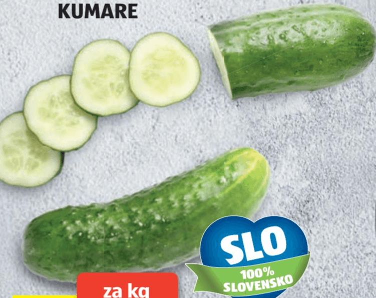 Hofer Tržnica Slovenske Solatne Kumare - Akcija v trgovini Hofer