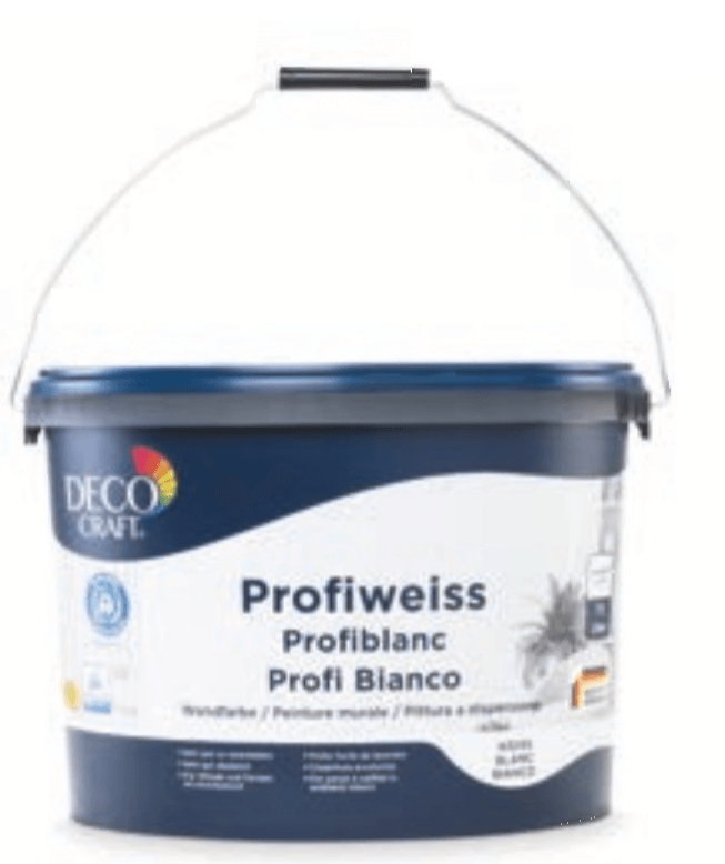 Deco Craft Bela barva Profiweiss Profiblanc Profi Bianco 11 l - Akcija v trgovini Hofer