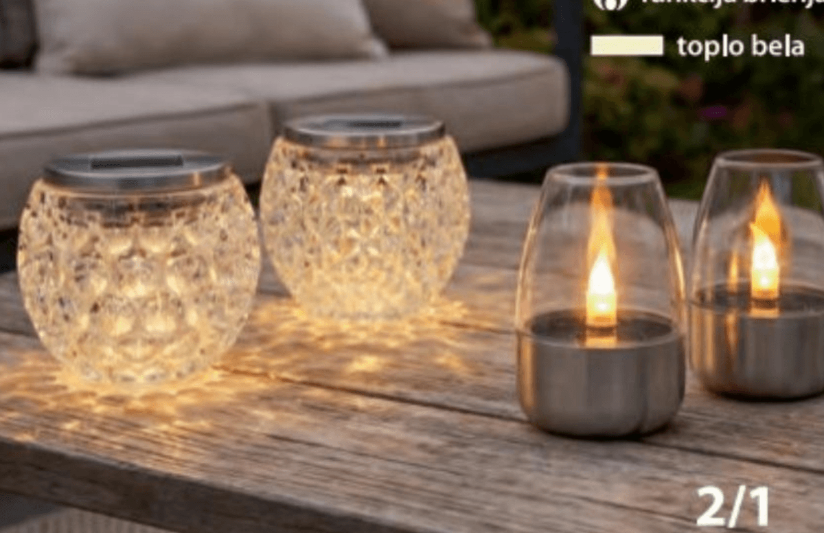 Solarna svetilka - Akcija v trgovini NKD