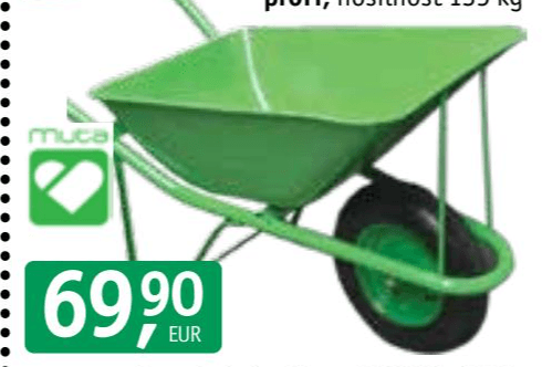 Samokolnica Muta - Akcija v trgovini Jager