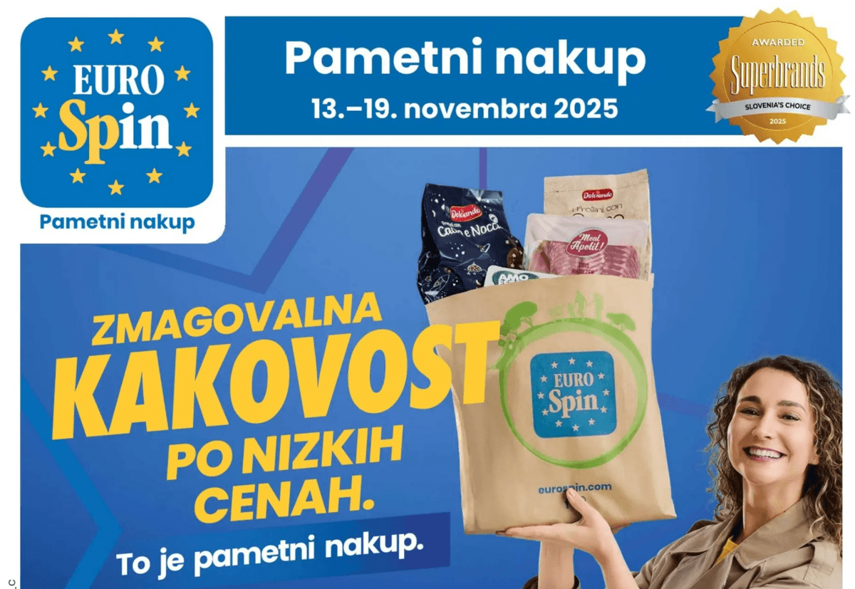 Eurospin katalog Pametni nakup od 13.11. do 19.11.2025