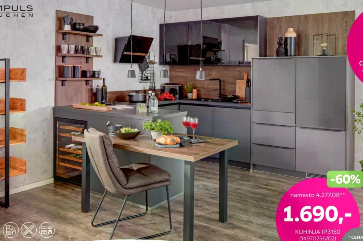 Kuhinja IP3150 - Akcija v trgovini Mömax