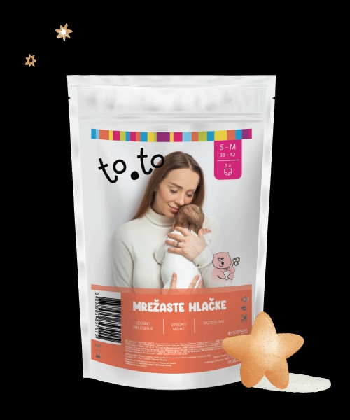 to.to Mama mrežaste hlačke 5 kosov - Akcija v trgovini Dm