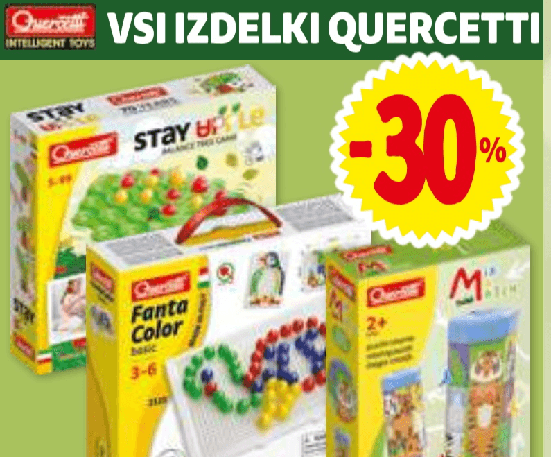 Vsi izdelki Quercetti - Akcija v trgovini E.Leclerc