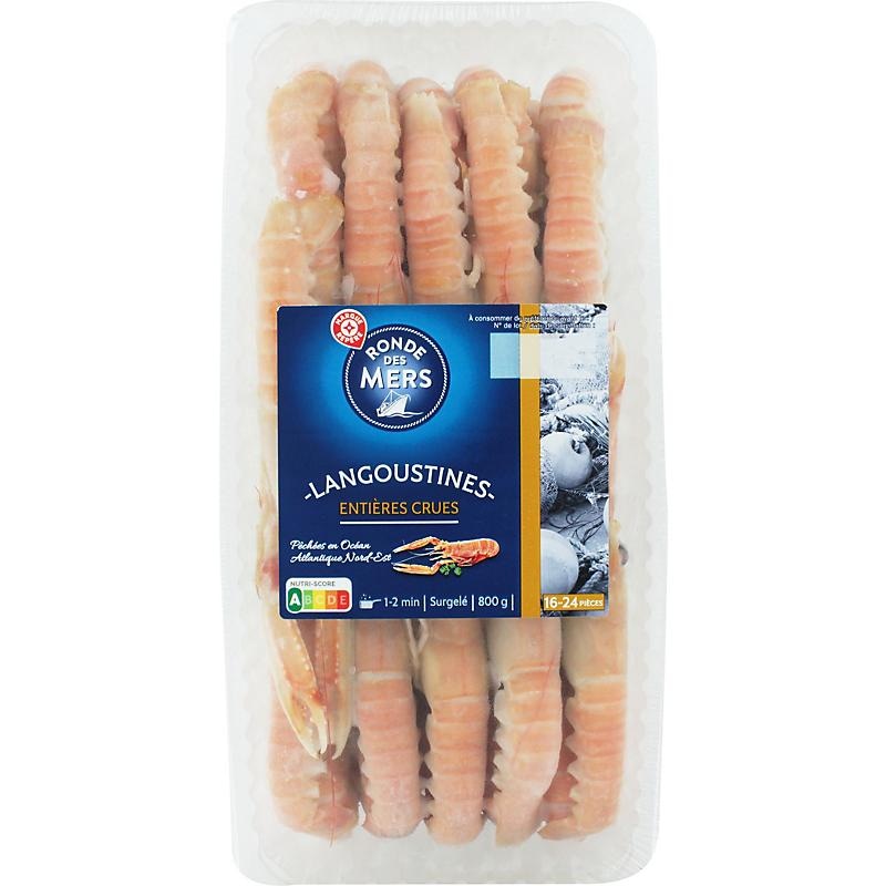 Langoustines Ronde des Mers 800 g - Akcija v trgovini E.Leclerc