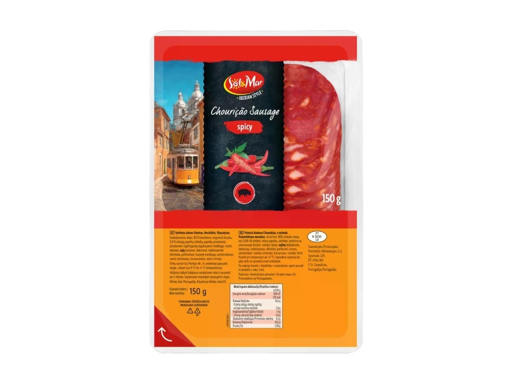 Sol&Mar Narezek Chouricao 150 g - Akcija v trgovini Lidl