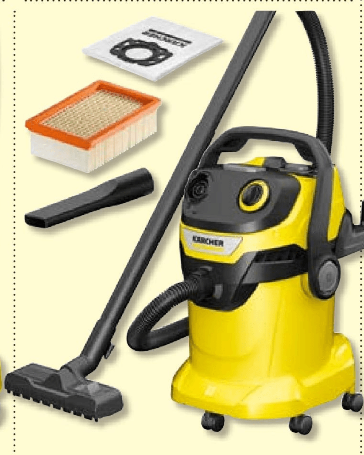 Mokro - suhi sesalnik 'WD 5 V-25/5/22' Kärcher - Akcija u trgovini Bauhaus