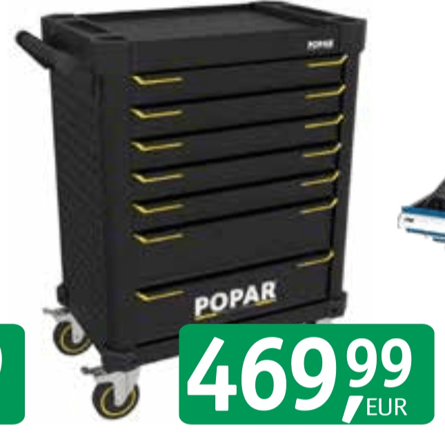 Voziček za orodje Popar - Akcija v trgovini Jager