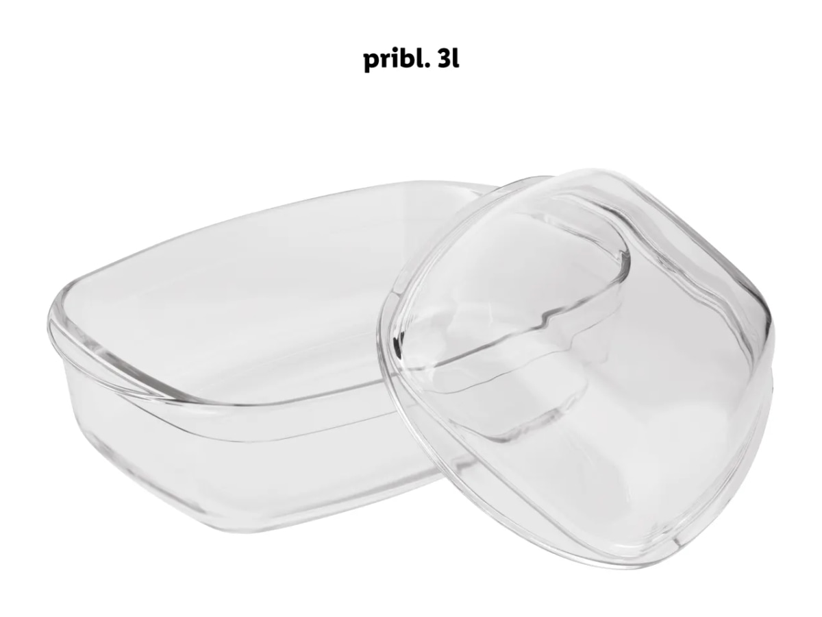 Steklen pekač s pokrovom 6,7 L - Akcija v trgovini Spar