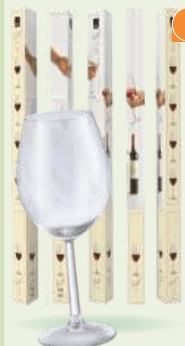 Set kozarcev za vino 4/1 - Akcija v trgovini E.Leclerc