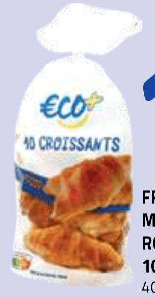 Francoski masleni rogljički Eco+ 10/1 - Akcija v trgovini E.Leclerc