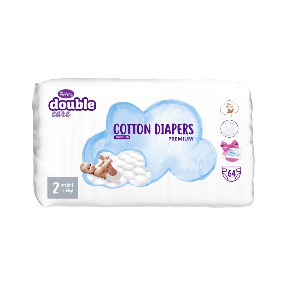 Otroške plenice Double Premium od 44 do 64 kosov - Akcija v trgovini E.Leclerc