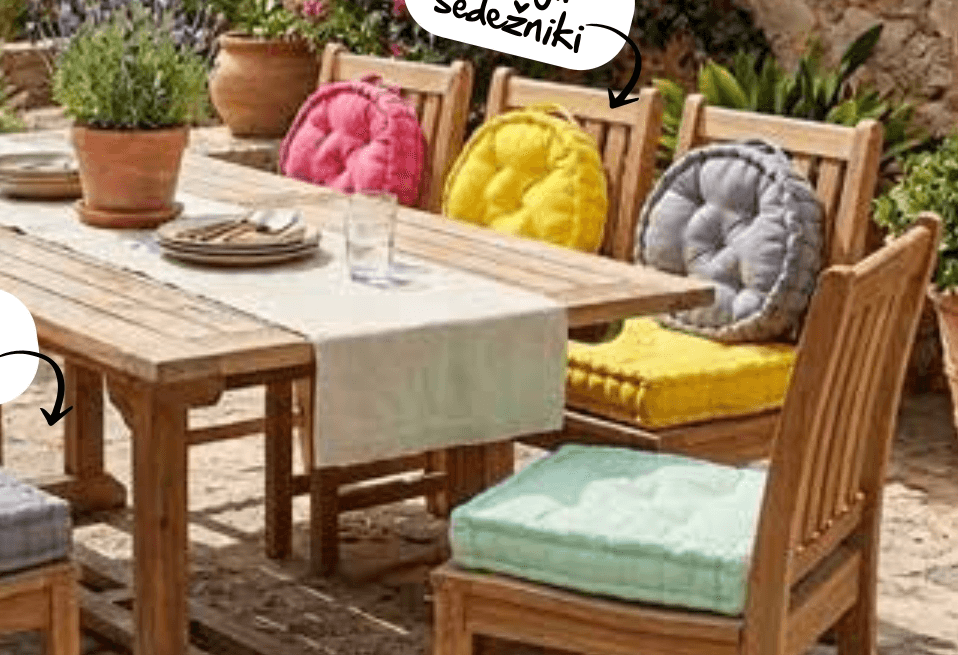 Okrogel sedežnik Rubin - Akcija u trgovini Spar