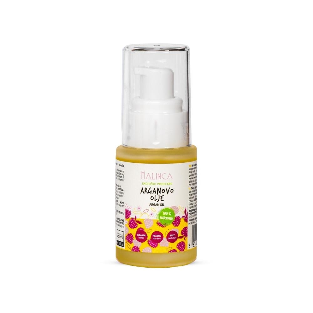 Malinca Bio arganovo olje 30 ml - Akcija v trgovini Tuš