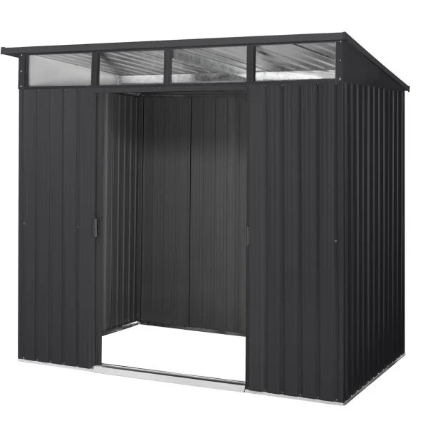 Kovinska vrtna hiška Pergart Luebeck 86 Mere (d/š/v): 194/238/203 cm, površina tal: 4,05 m² - Akcija v trgovini Merkur