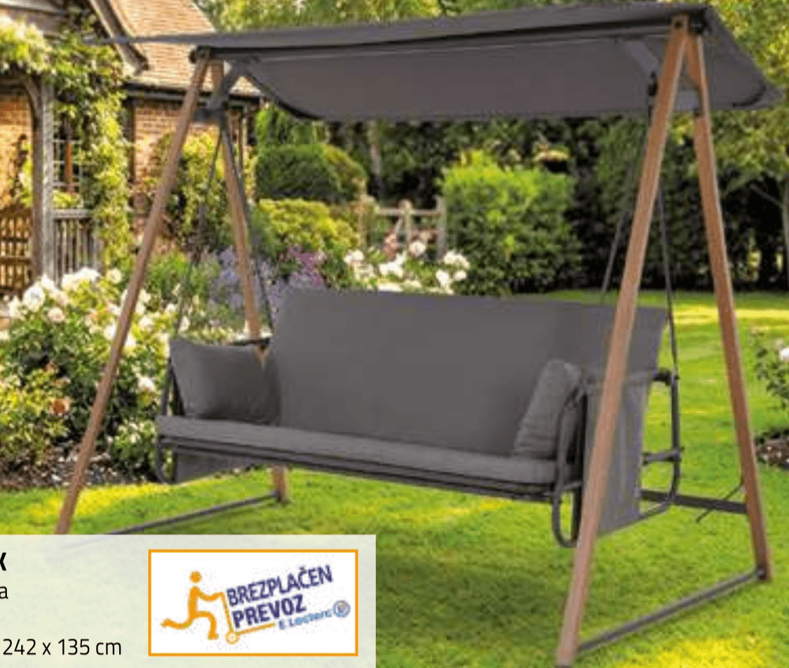 Vrtni gugalnik - Akcija v trgovini E.Leclerc