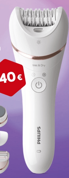 Epilator BRE735/00 Philips - Akcija v trgovini Merkur