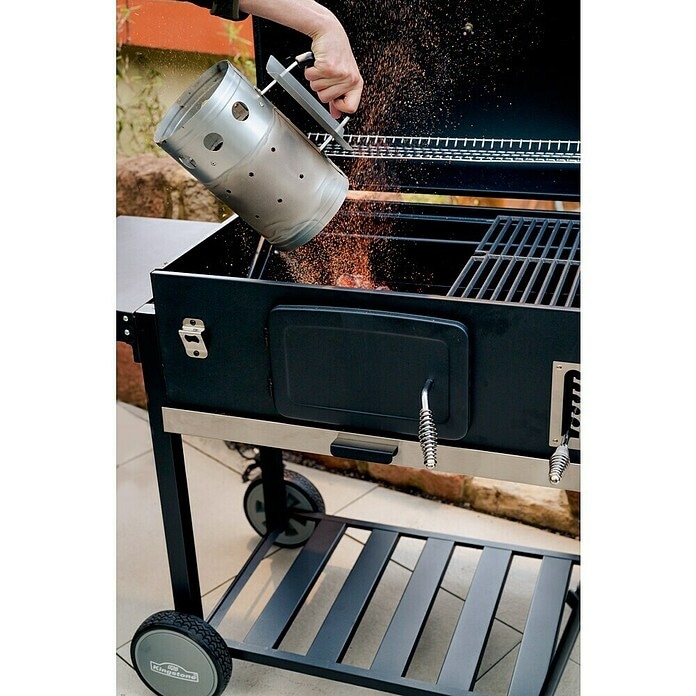 Žar na oglje 'Black Angus XL' Kingstone - Akcija v trgovini Bauhaus