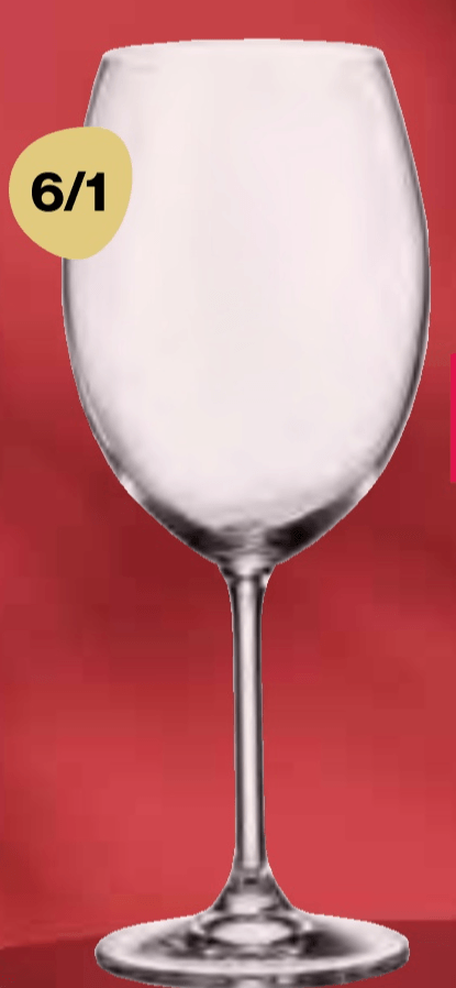 Kelih za rdeče vino Volary 6 delni set - Akcija v trgovini Mercator