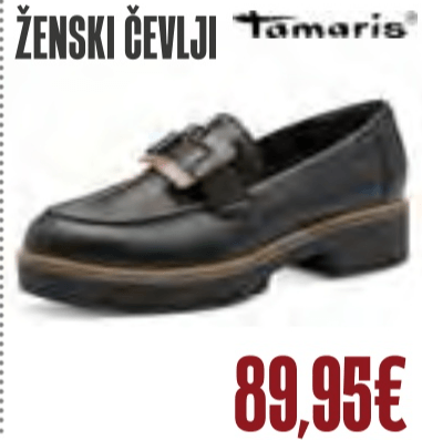 Ženski čevlji Tamaris - Akcija v trgovini Jager
