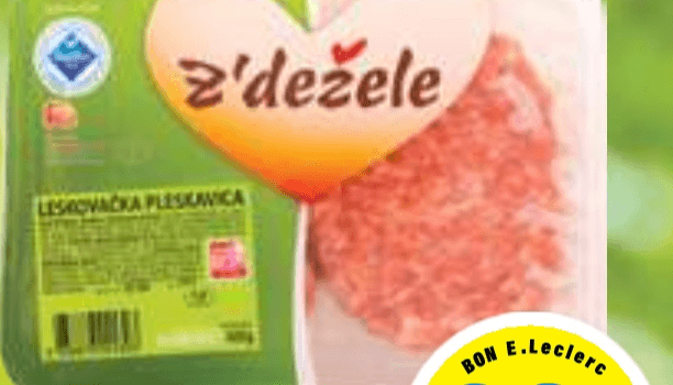 Leskovačke pleskavice z'dežele 480 g - Akcija v trgovini E.Leclerc
